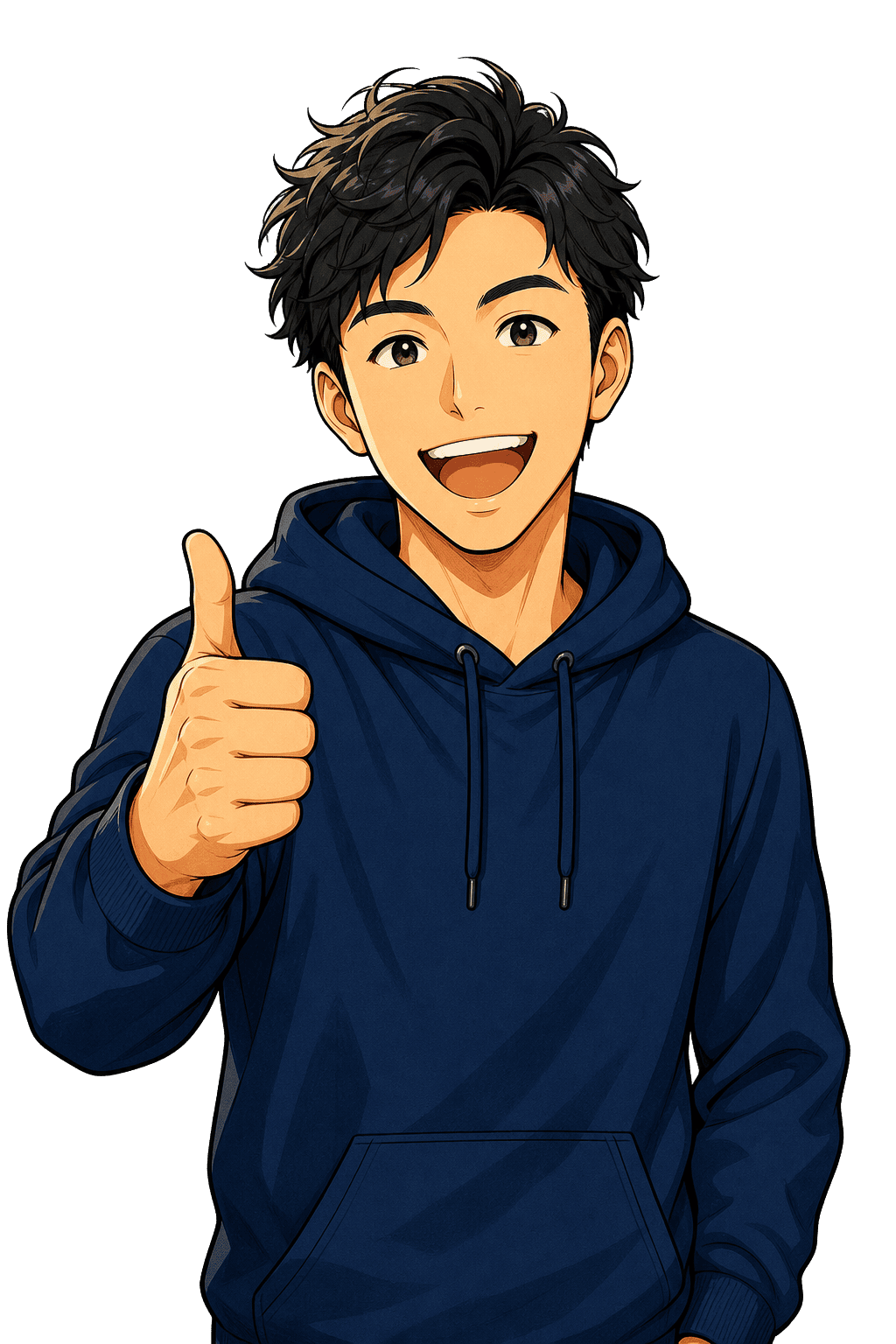 喜ぶ利用者のイラスト